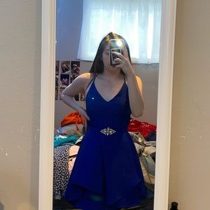 Royal Blue Homecoming dress
